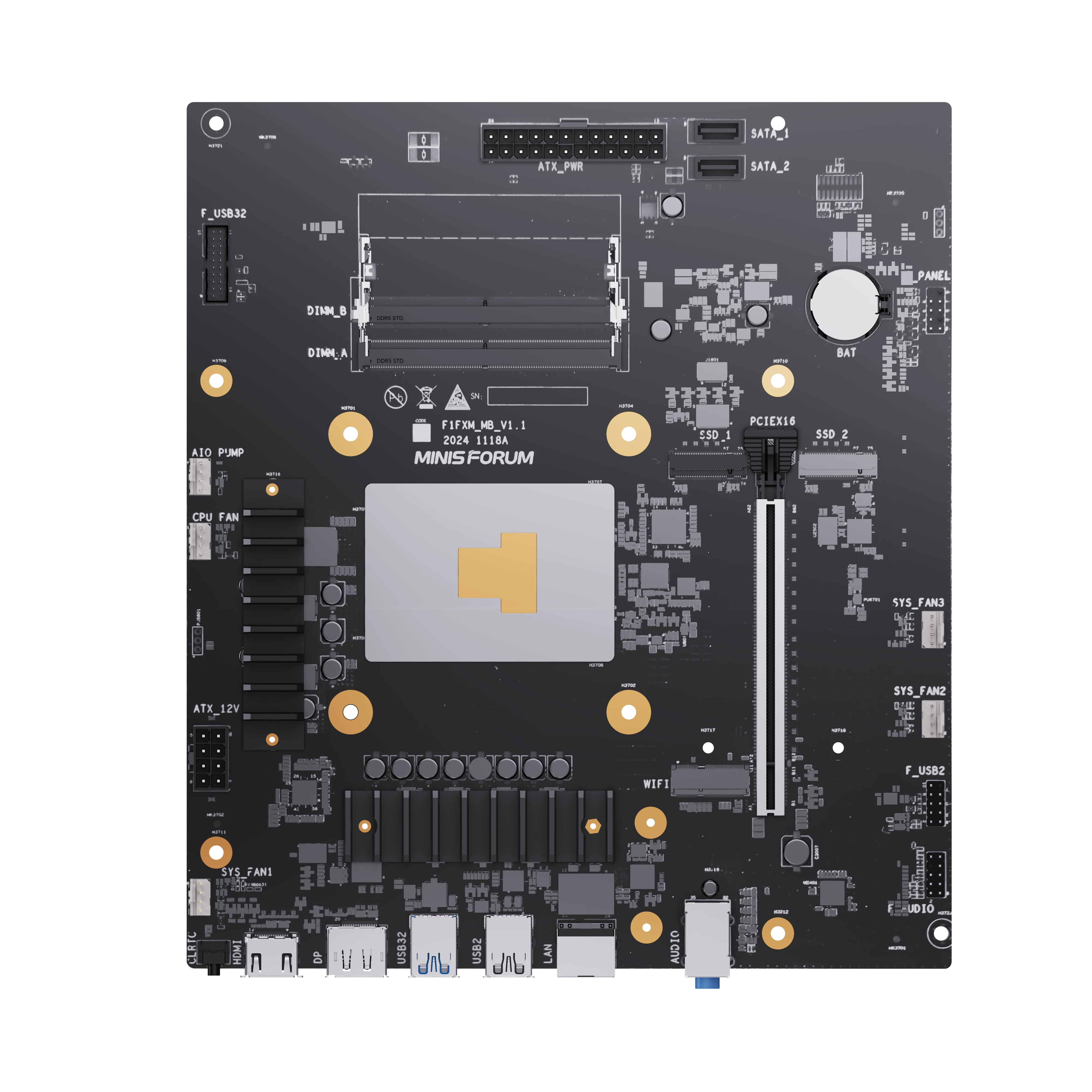 MINISFORUM BD795M Motherboard Refurbished