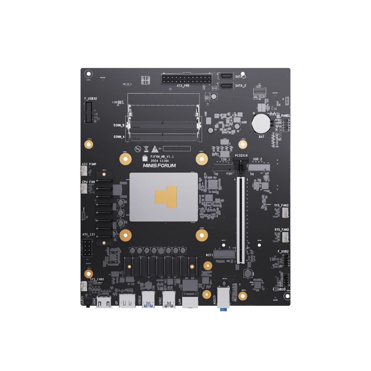 MINISFORUM BD795M Motherboard Refurbished by Refurbished.MINISFORUM