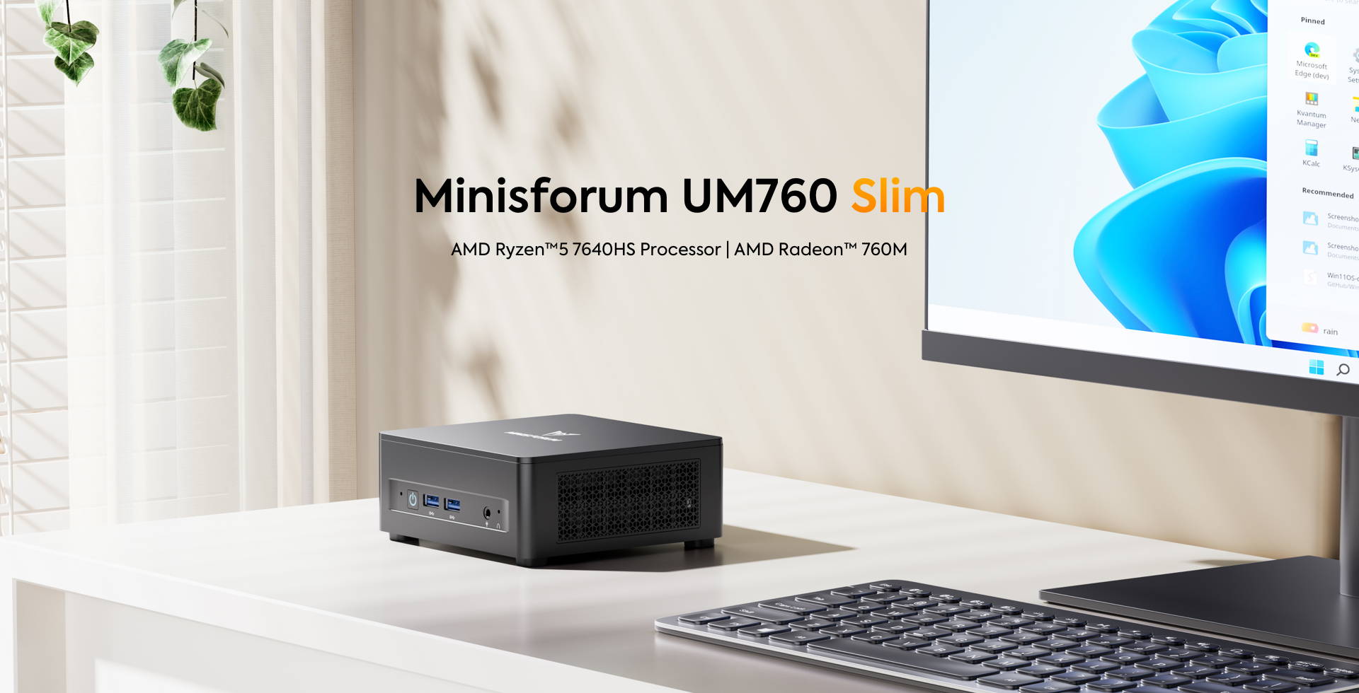 【ジャンク品】Minisforum UM760 Slim ジャンク】Minisforum UM760 Slim