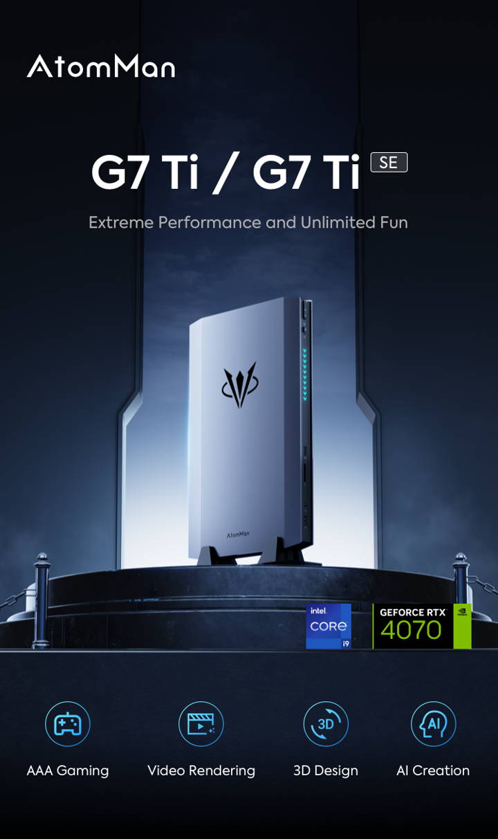 ミニPC Minis forum Atom Man G7 ti SE Minisforum Intros AtomMan G7 TI/G7 TI SE Mini PC: Intel's 14th Gen