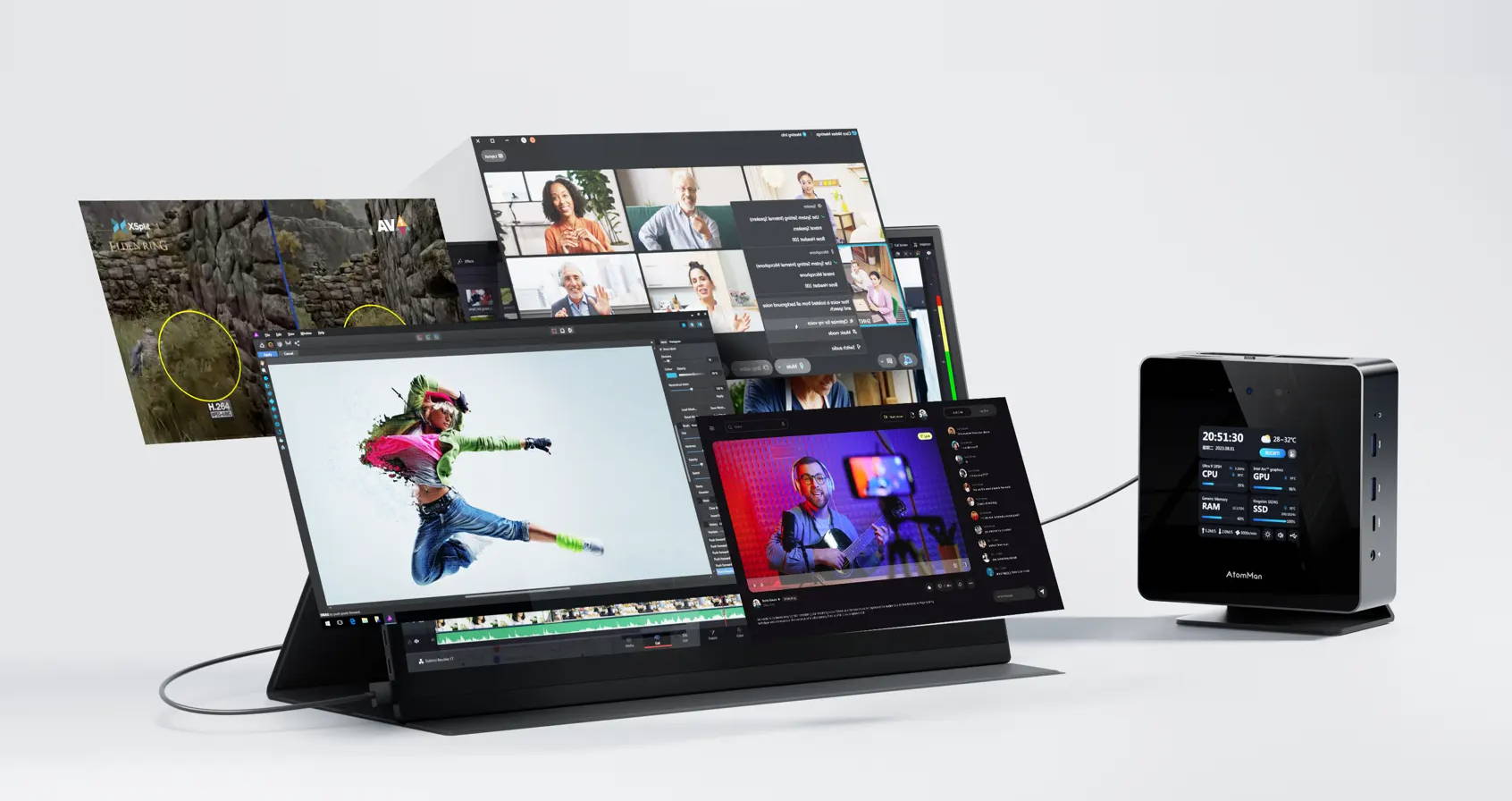 新品未開封　60％off見切り価格AtomMan X7 Ti 185H 1TB AtomMan X7 Ti