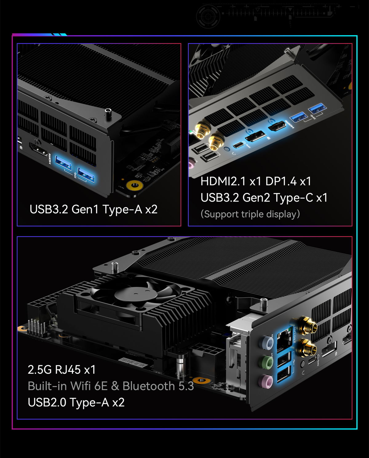 MINISFORUM BD790i X3D Motherboard Refurbished