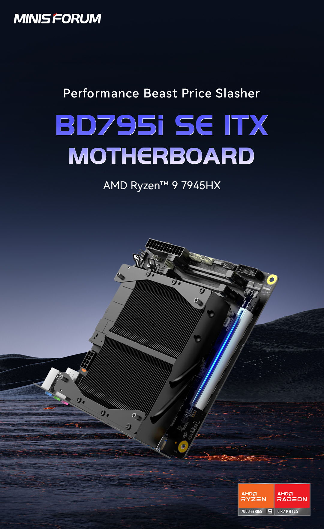 MINISFORUM BD795i SE Motherboard Refurbished