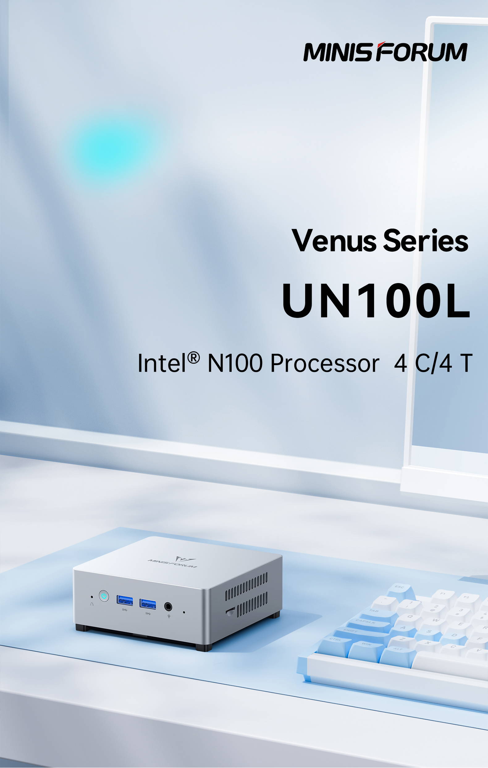 【値下げしました】MINISFORUM UN100L RAM16GB 256GB MINISFORUM UN100L